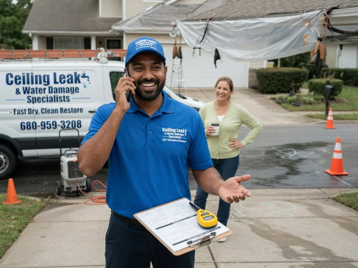 Ceiling Leak Cleanup Old Bridge, NJ FAQs